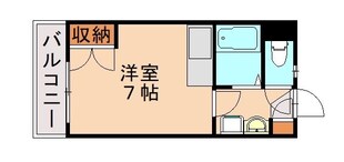 オリエンタル折尾駅の物件間取画像